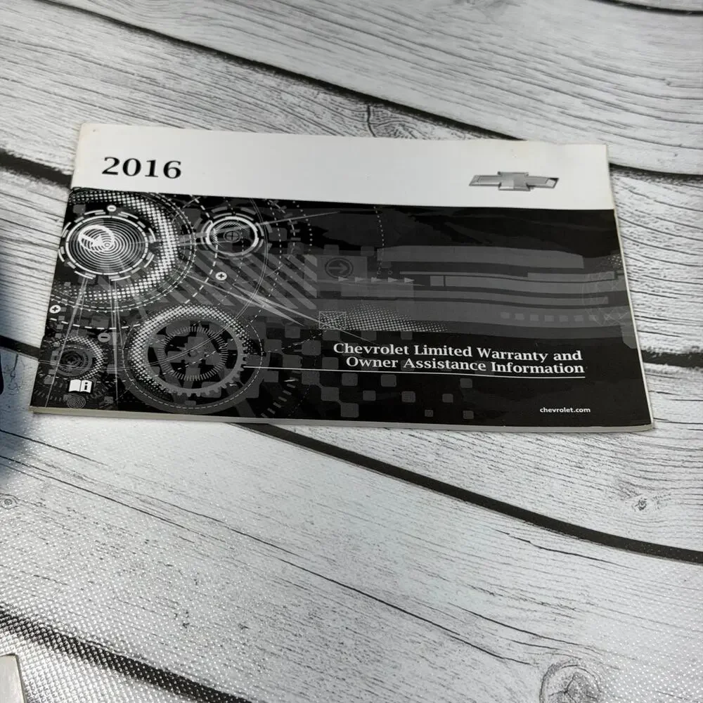 2016 Corvette Factory GM Original Owners Manual embossed w/iconic Corvette logo